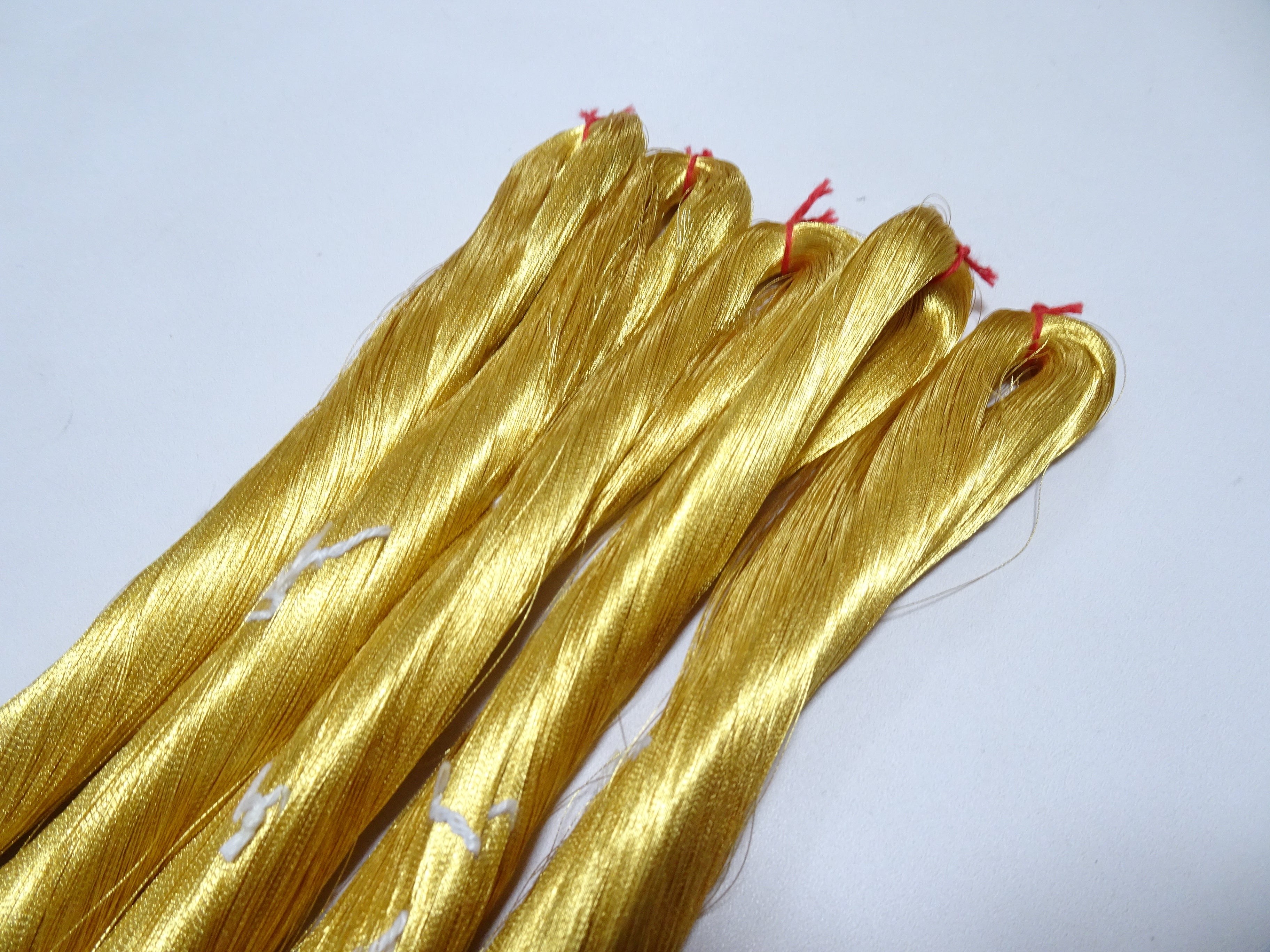 Special price!! Japanese Vintage Superb Gold Leaf Thread 5sets embroidery 5000M  0.16mm 17089