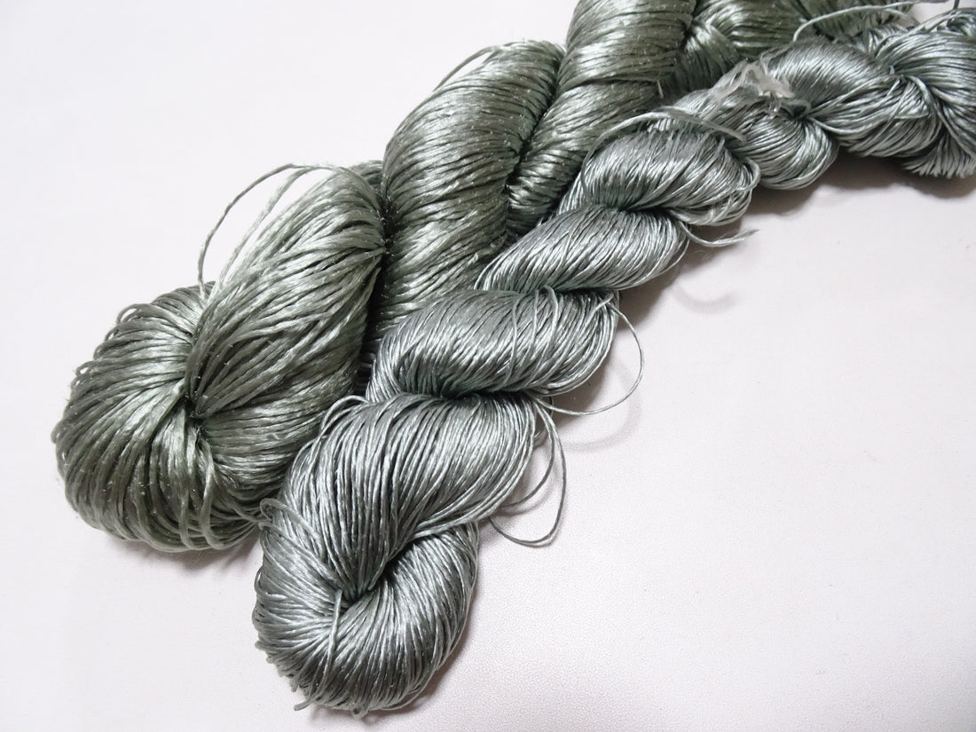 Japanese Vintage Loose Twisted Silk Thread 2sets Embroidery 18258