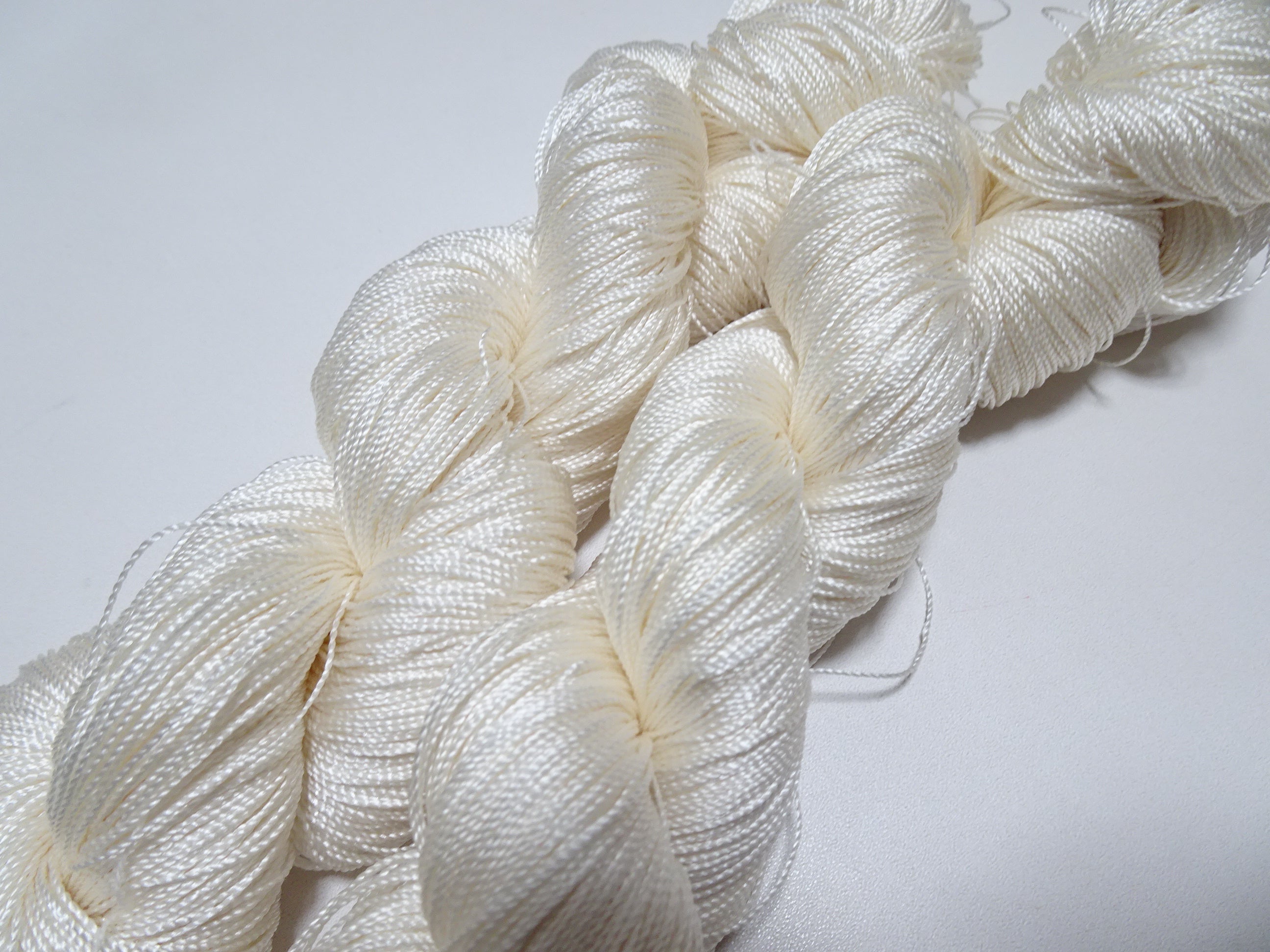 Japanese Vintage Strong Twisted Silk Thread 2sets Embroidery & Weaving 14506