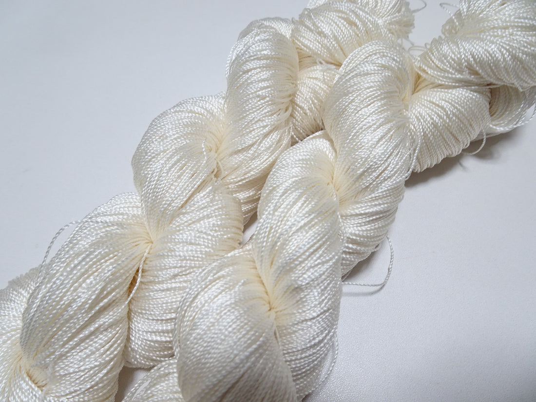 Japanese Vintage Strong Twisted Silk Thread 2sets Embroidery & Weaving 14506