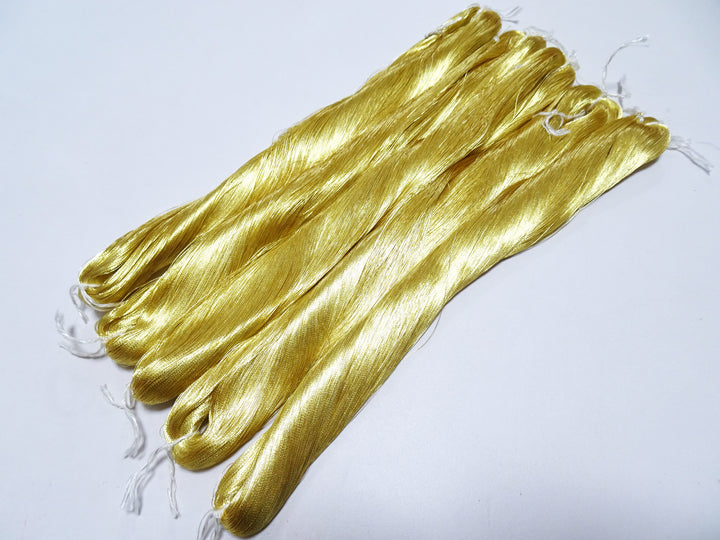 Special price!! Japanese Vintage Superb Gold Leaf Thread 5sets embroidery 5000M  0.16mm 17090