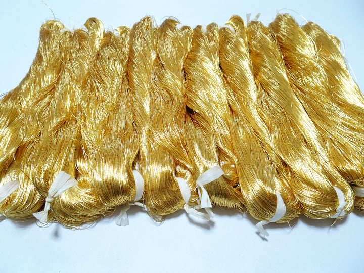 Super Special price!Japanese vintage gold leaf thread 405 10sets embroidery 10000M 0.35mm