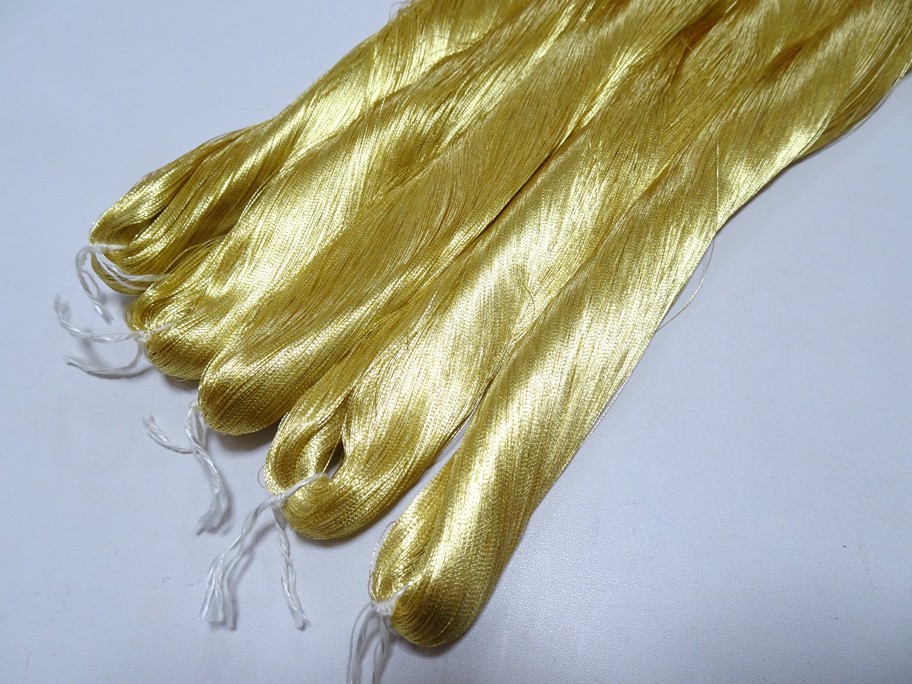 Special price!! Japanese Vintage Superb Gold Leaf Thread 5sets embroidery 5000M  0.16mm 17090
