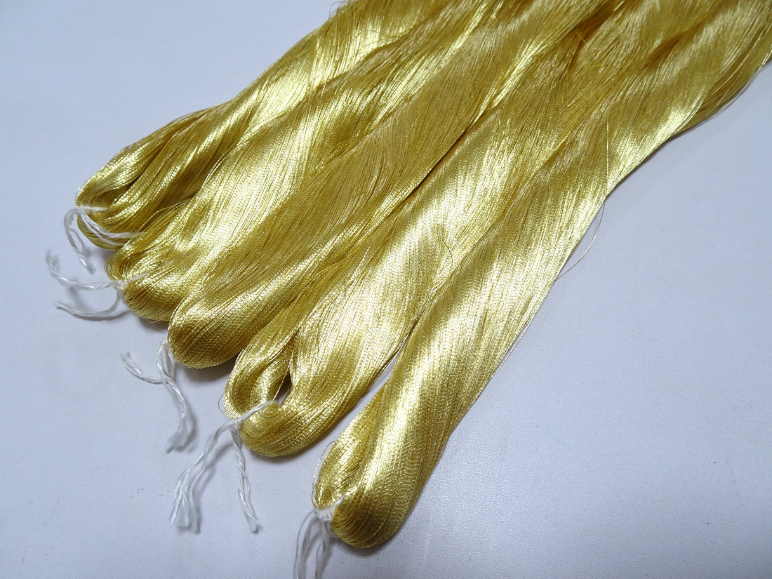 Special price!! Japanese Vintage Superb Gold Leaf Thread 5sets embroidery 5000M  0.16mm 17090