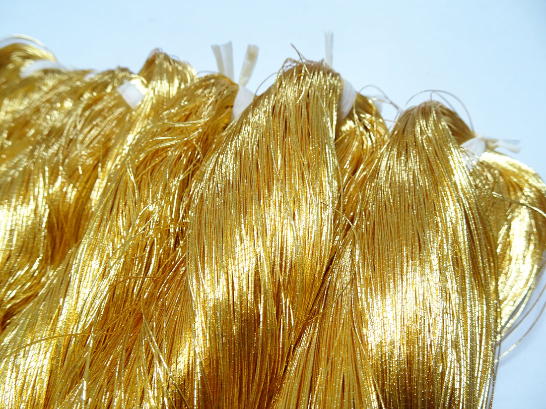 Super Special price!Japanese vintage gold leaf thread 405 10sets embroidery 10000M 0.35mm