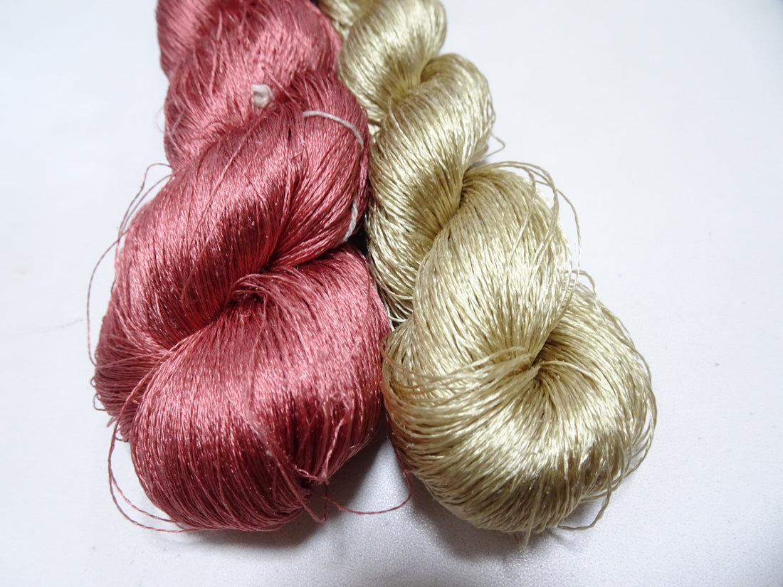 Japanese Vintage Twisted Silk Thread 2sets Embroidery 17409