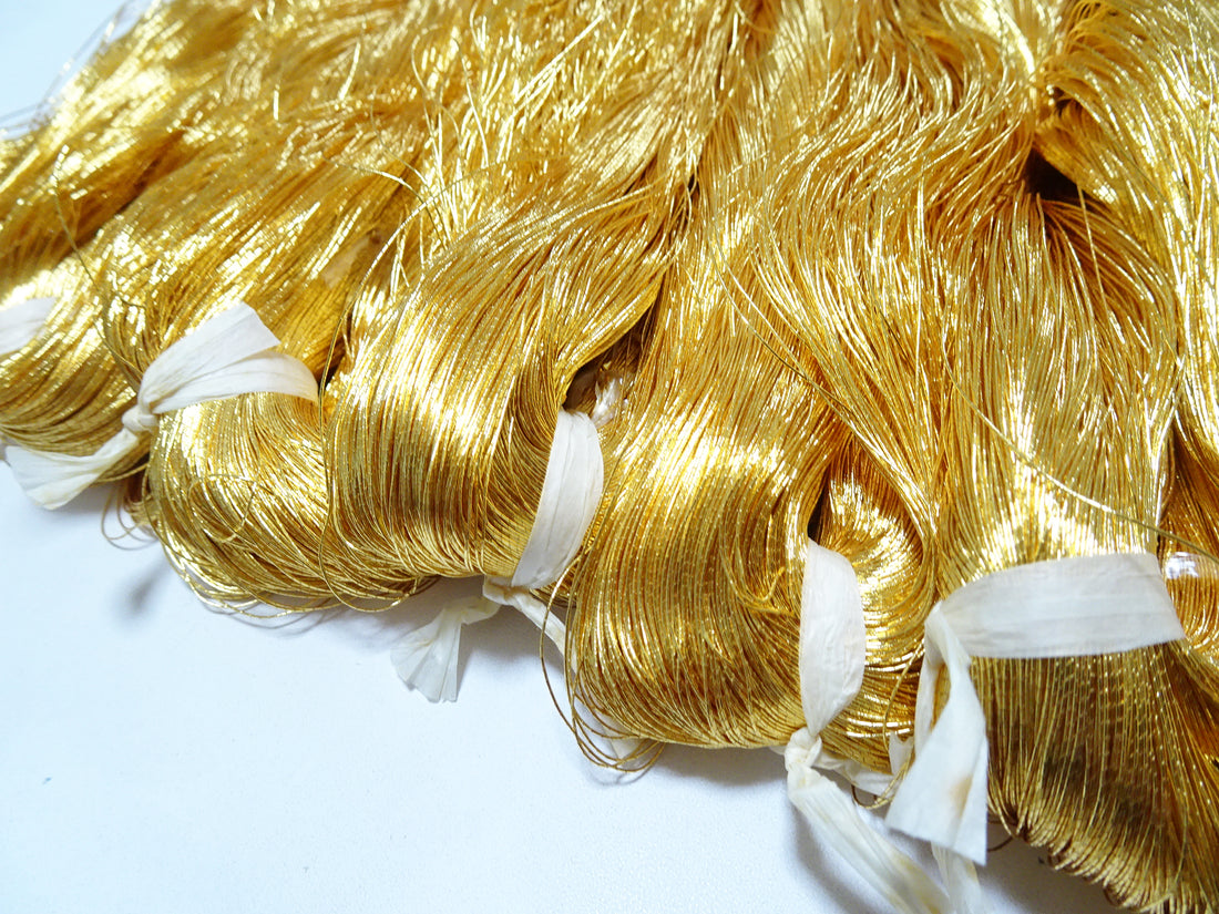Super Special price!Japanese vintage gold leaf thread 405 10sets embroidery 10000M 0.35mm