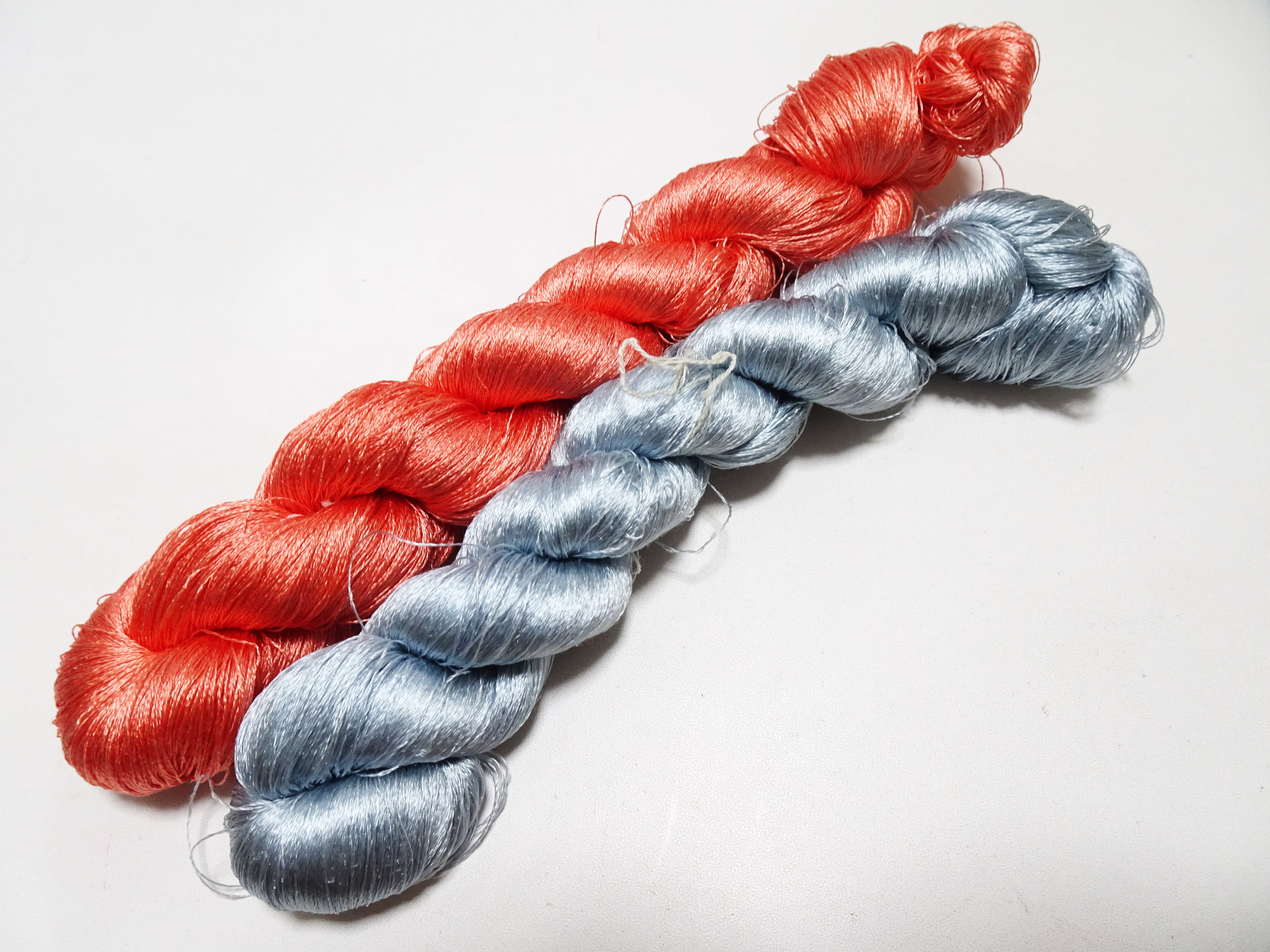 Japanese Vintage Twisted Silk Thread 2sets Embroidery 17410
