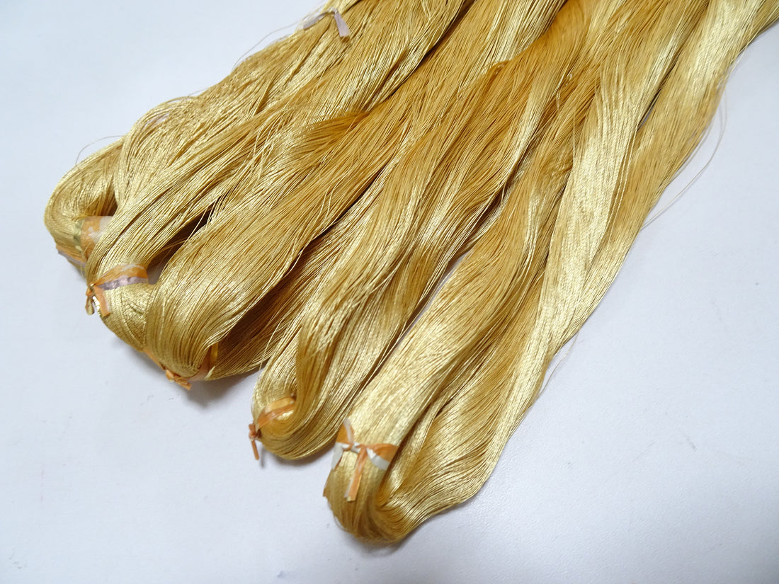 Special price!! Japanese Vintage Superb Gold Leaf Thread 5sets embroidery 5000M  0.16mm 17091