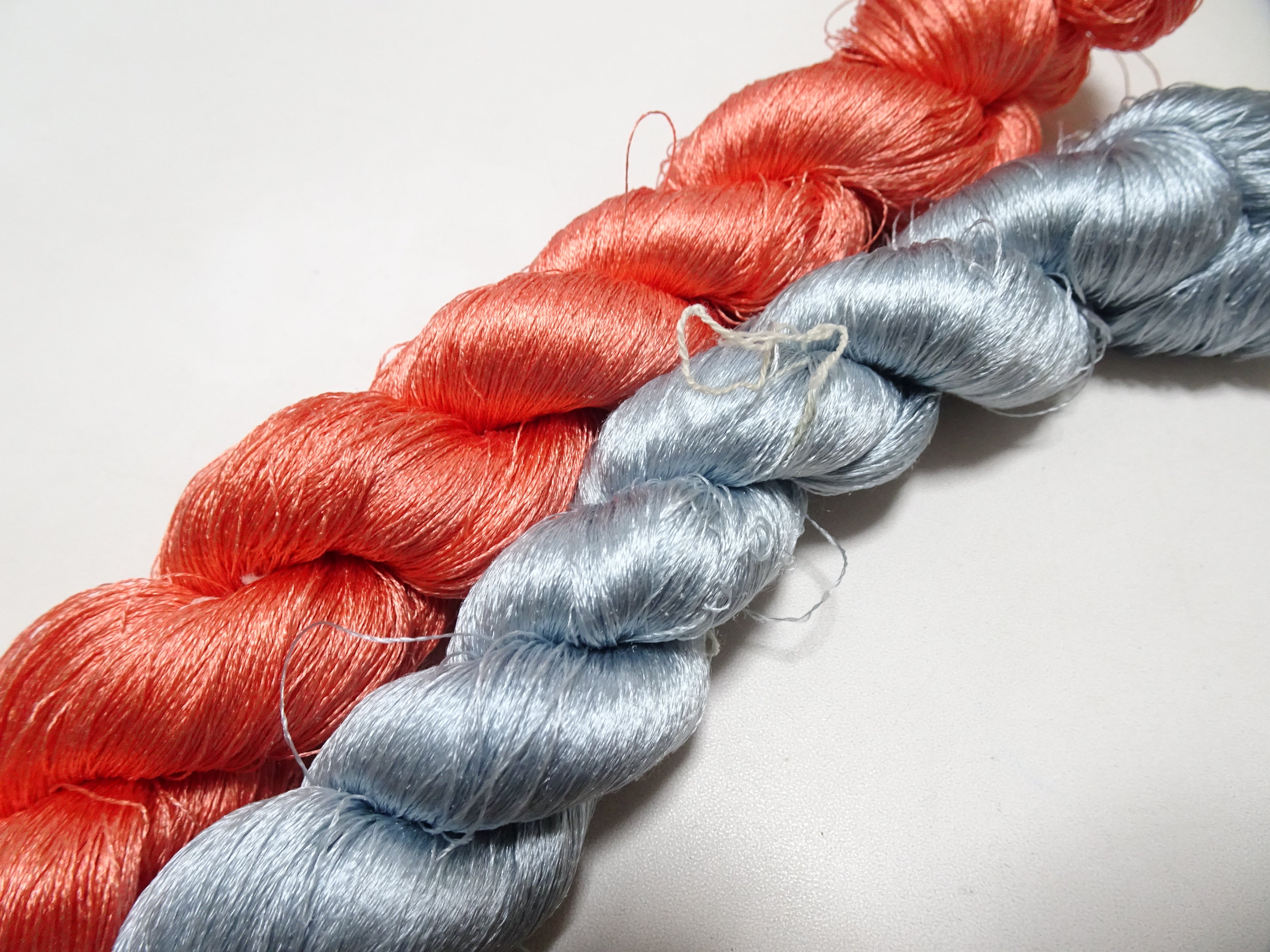Japanese Vintage Twisted Silk Thread 2sets Embroidery 17410