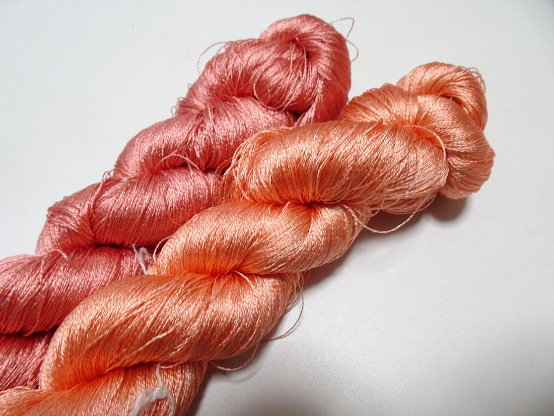 Japanese Vintage Twisted Silk Thread 2sets Embroidery 17411