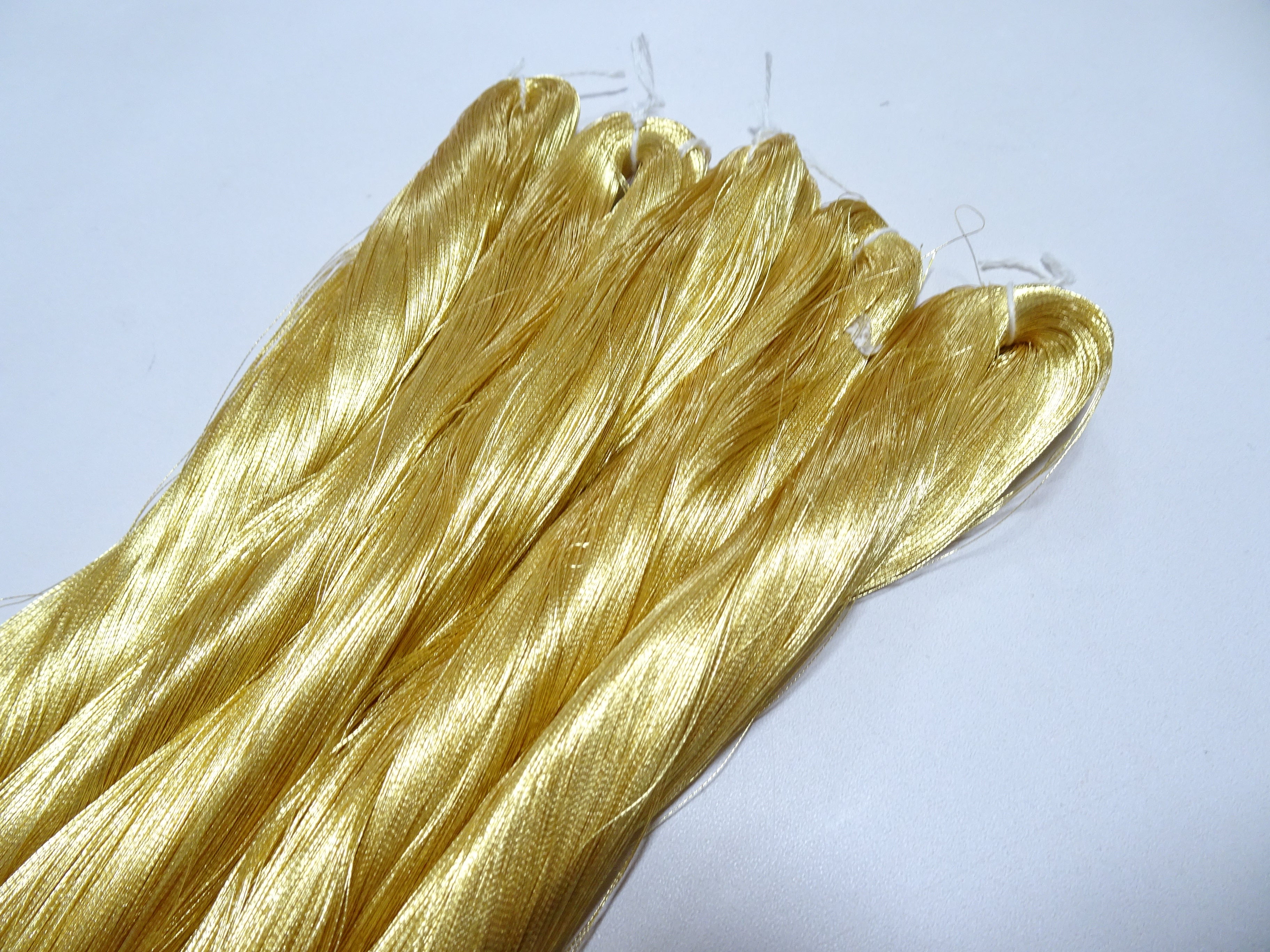 Special price!! Japanese Vintage Superb Gold Leaf Thread 5sets embroidery 5000M  0.16mm 17092