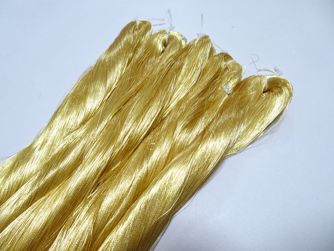 Special price!! Japanese Vintage Superb Gold Leaf Thread 5sets embroidery 5000M  0.16mm 17092