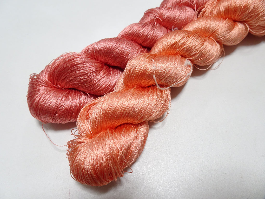 Japanese Vintage Twisted Silk Thread 2sets Embroidery 17411
