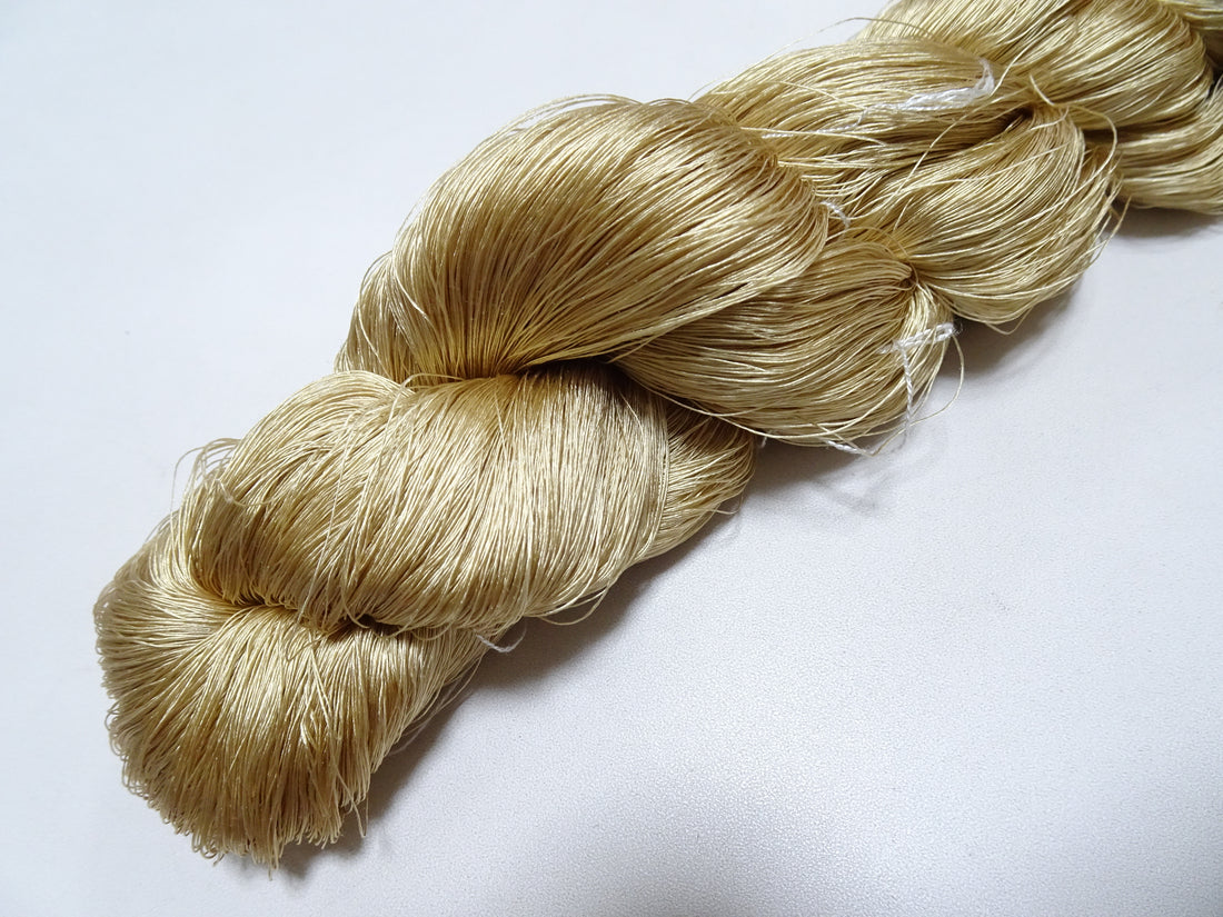 Japanese Vintage Loose Twisted Silk Thread Embroidery 19386