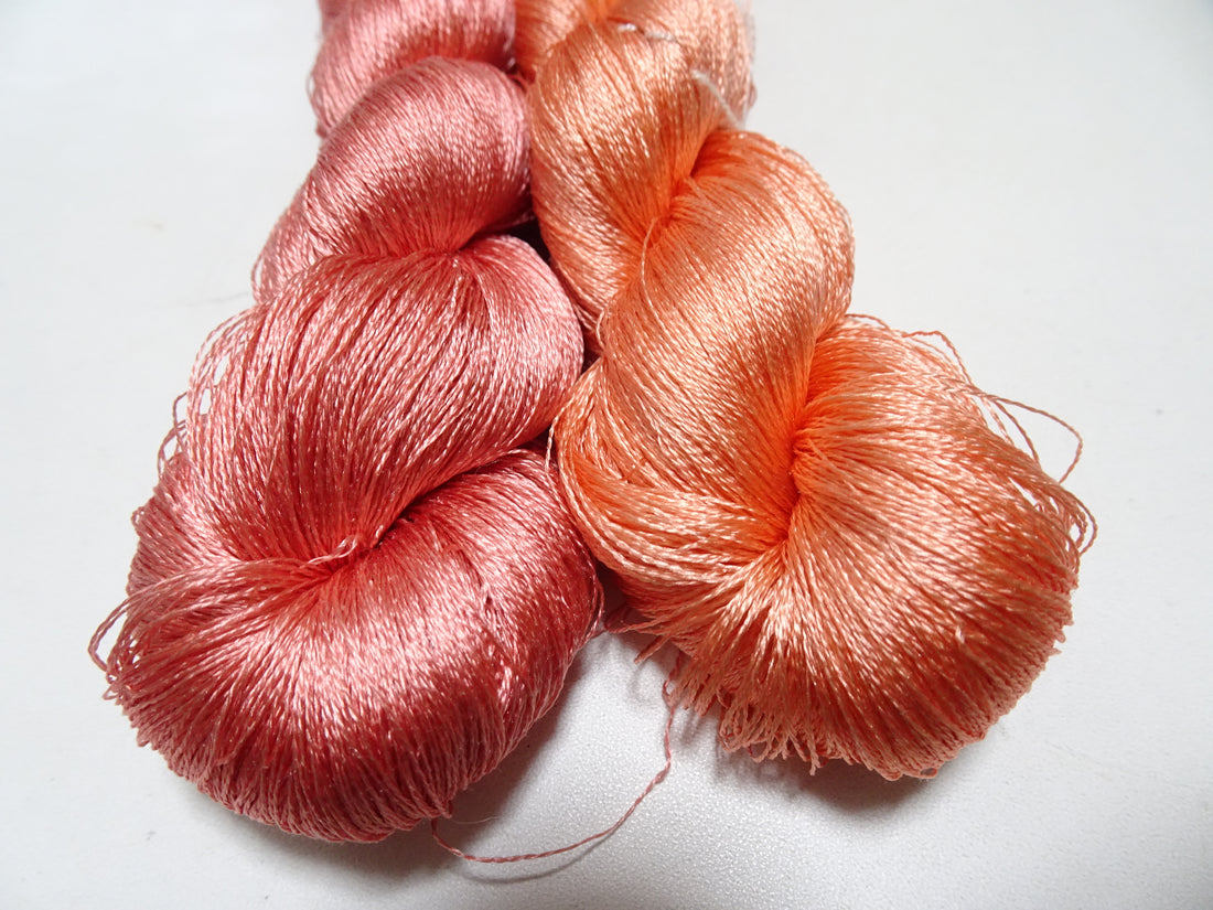 Japanese Vintage Twisted Silk Thread 2sets Embroidery 17411