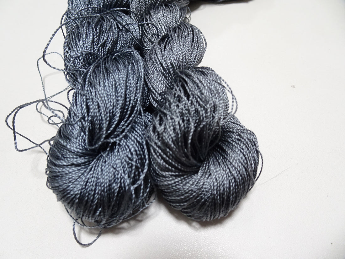 Japanese Vintage Strong Twisted Silk Thread 2sets Embroidery & Weaving 14509