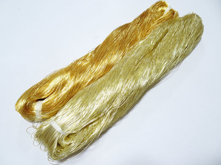 Super Special price!Japanese vintage gold leaf thread 405 & 402 2sets embroidery 2000M 0.35mm