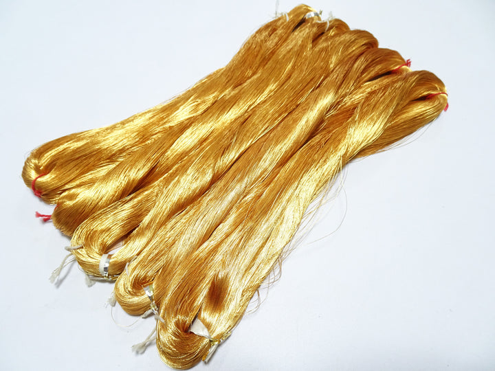 Special price!! Japanese Vintage Superb Gold Leaf Thread 5sets embroidery 5000M  0.16mm 17093