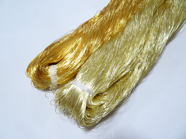 Super Special price!Japanese vintage gold leaf thread 405 & 402 2sets embroidery 2000M 0.35mm