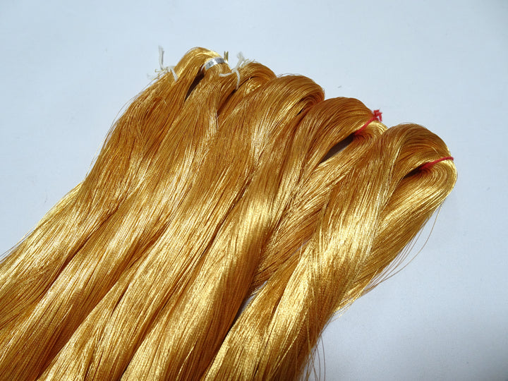 Special price!! Japanese Vintage Superb Gold Leaf Thread 5sets embroidery 5000M  0.16mm 17093
