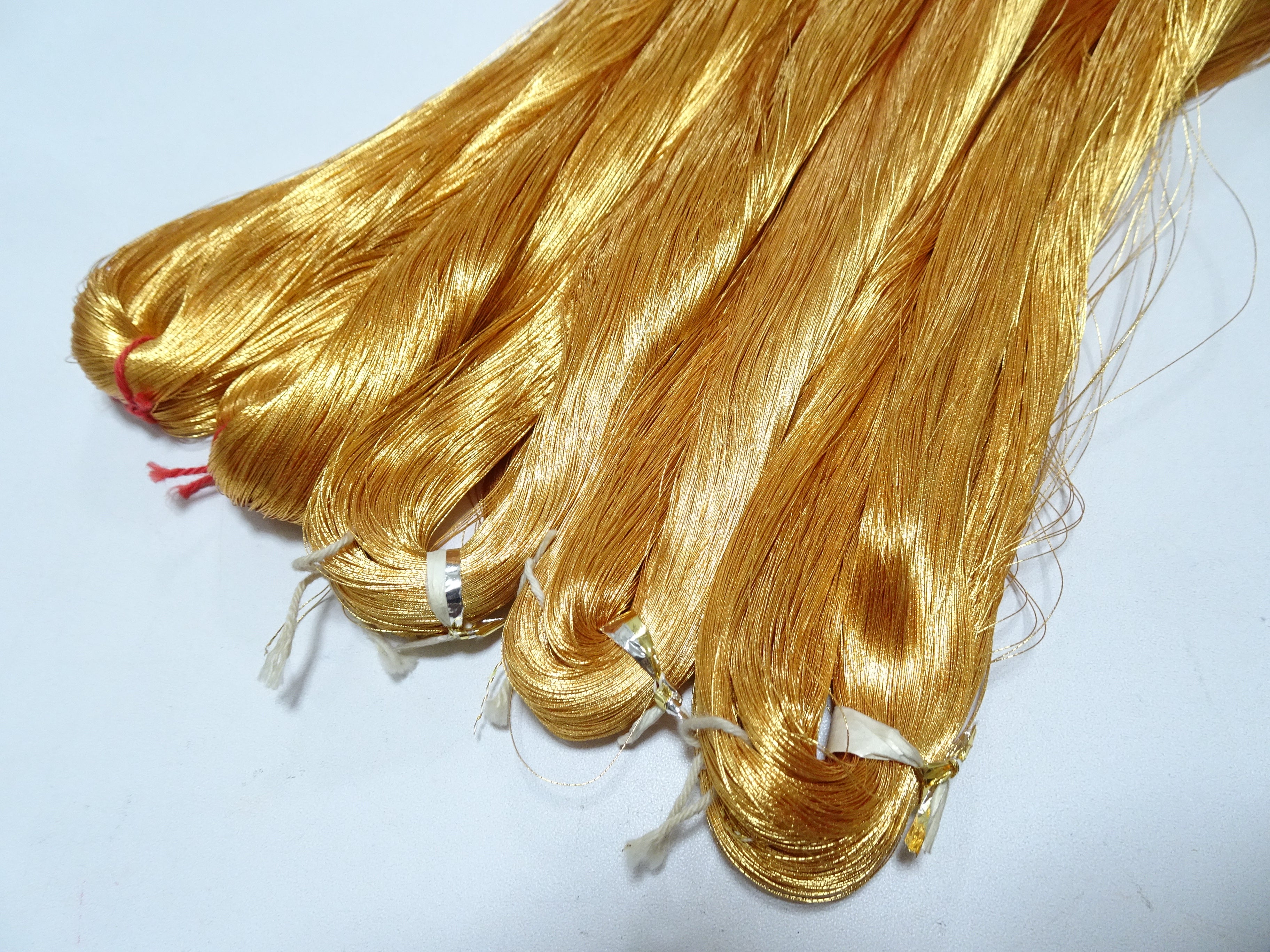 Special price!! Japanese Vintage Superb Gold Leaf Thread 5sets embroidery 5000M  0.16mm 17093