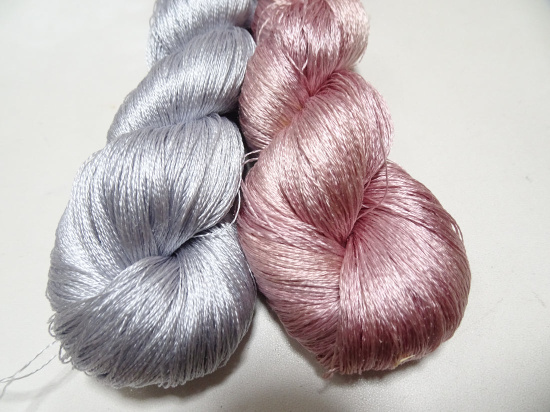 Japanese Vintage Twisted Silk Thread 2sets Embroidery 17412