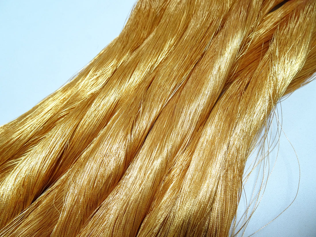 Special price!! Japanese Vintage Superb Gold Leaf Thread 5sets embroidery 5000M  0.16mm 17093