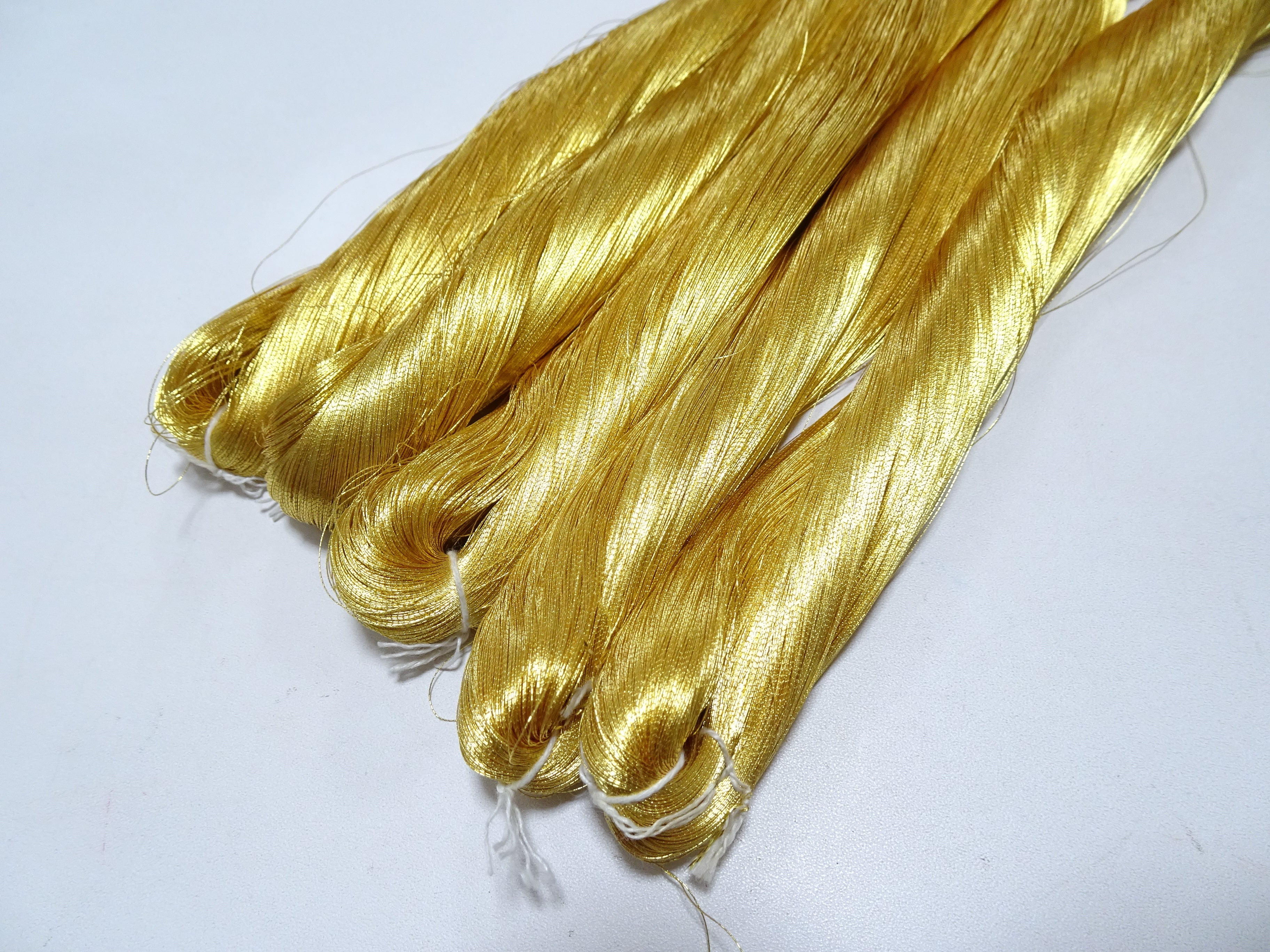 Special price!! Japanese Vintage Superb Gold Leaf Thread 5sets embroidery 5000M  0.16mm 17094