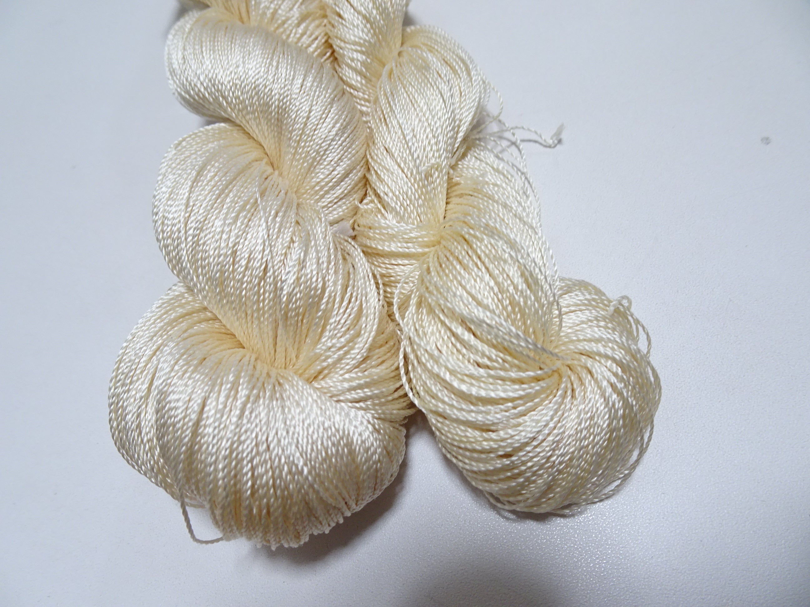 Japanese Vintage Strong Twisted Silk Thread 2sets Embroidery & Weaving 14511