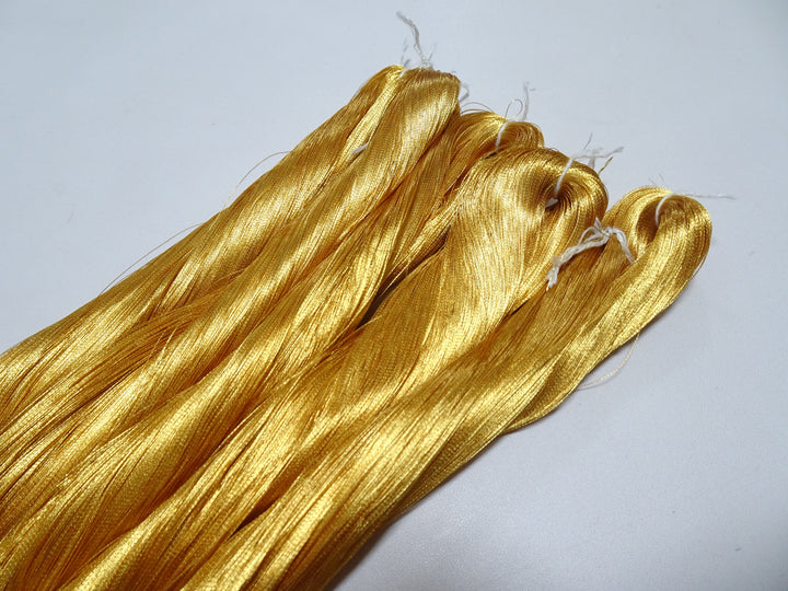 Special price!! Japanese Vintage Superb Gold Leaf Thread 5sets embroidery 5000M  0.16mm 17095