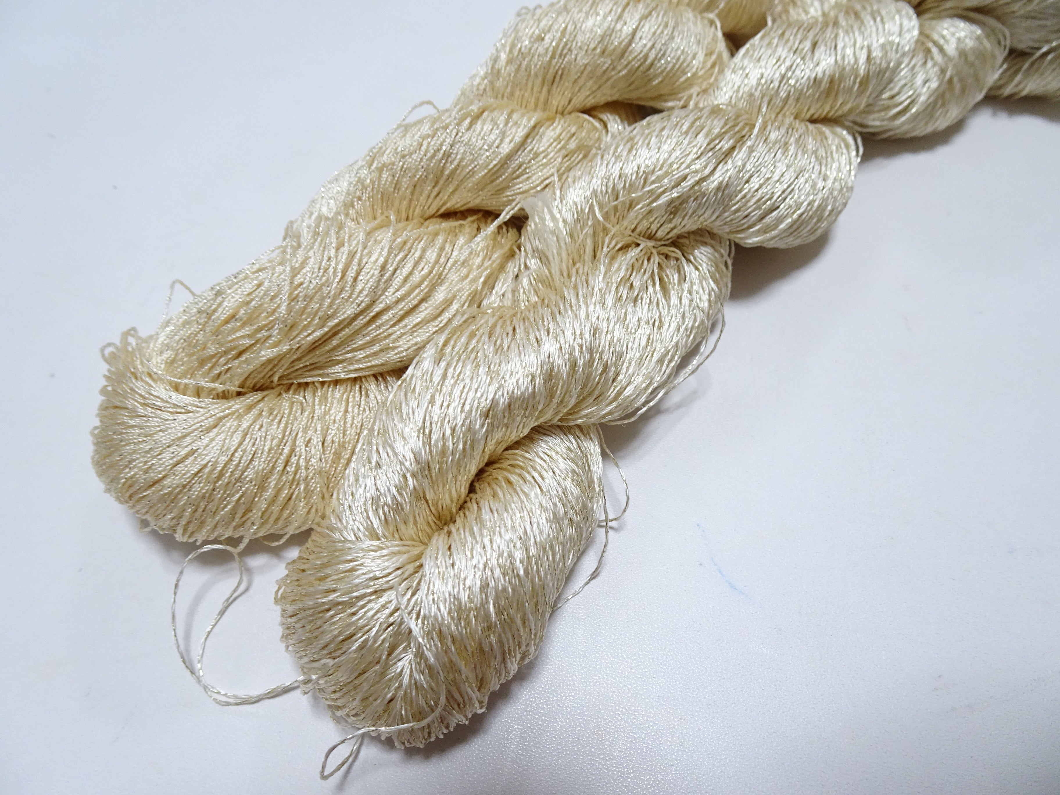 Japanese Vintage High Class Rare Silk Thread 2sets Mixture of Gold embroidery 14678