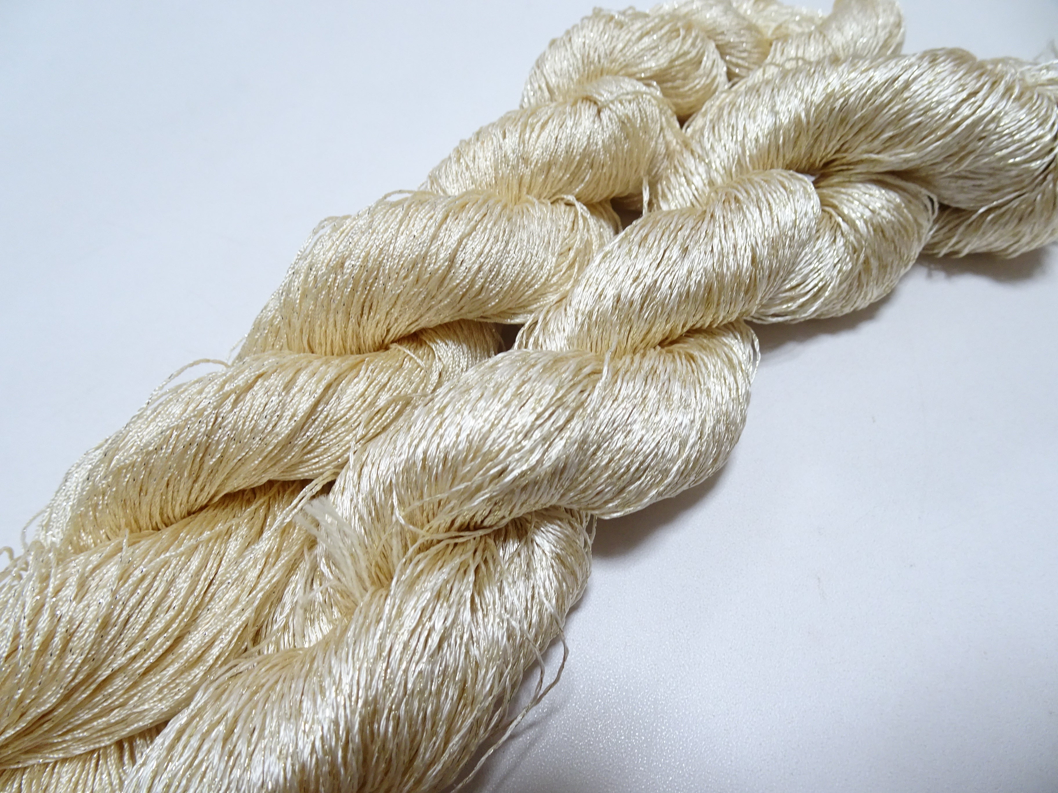 Japanese Vintage High Class Rare Silk Thread 2sets Mixture of Gold embroidery 14678