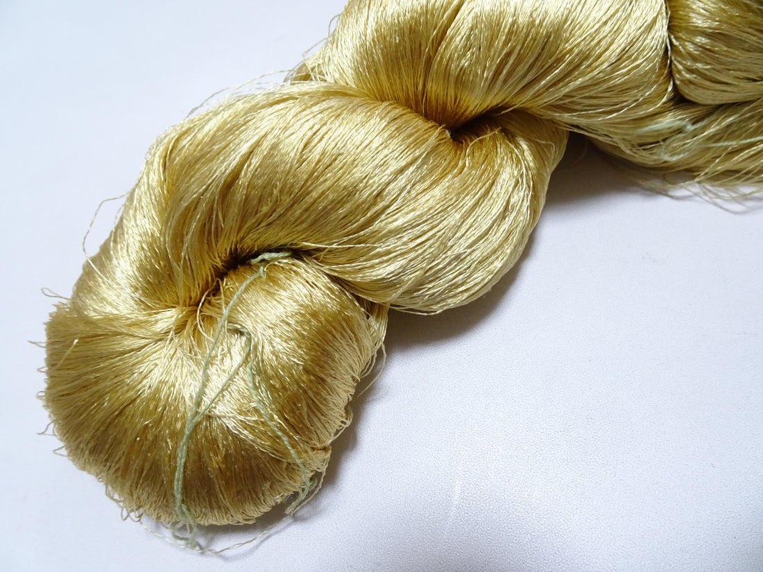 Japanese Vintage Silk Twisted Thread Embroidery 19856