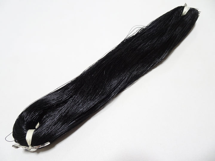 Japanese vintage super high class hon urushi (japanese lacquer) thread Jet Black 1000M 0.30mm