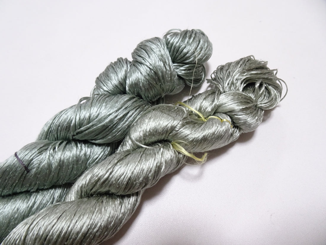 Japanese Vintage Loose Twisted Silk Thread 2sets Embroidery 18266