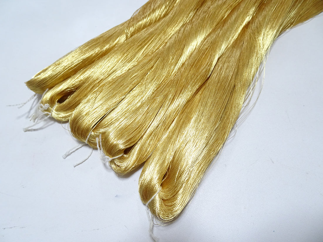 Special price!! Japanese Vintage Superb Gold Leaf Thread 5sets embroidery 5000M  0.16mm 17097