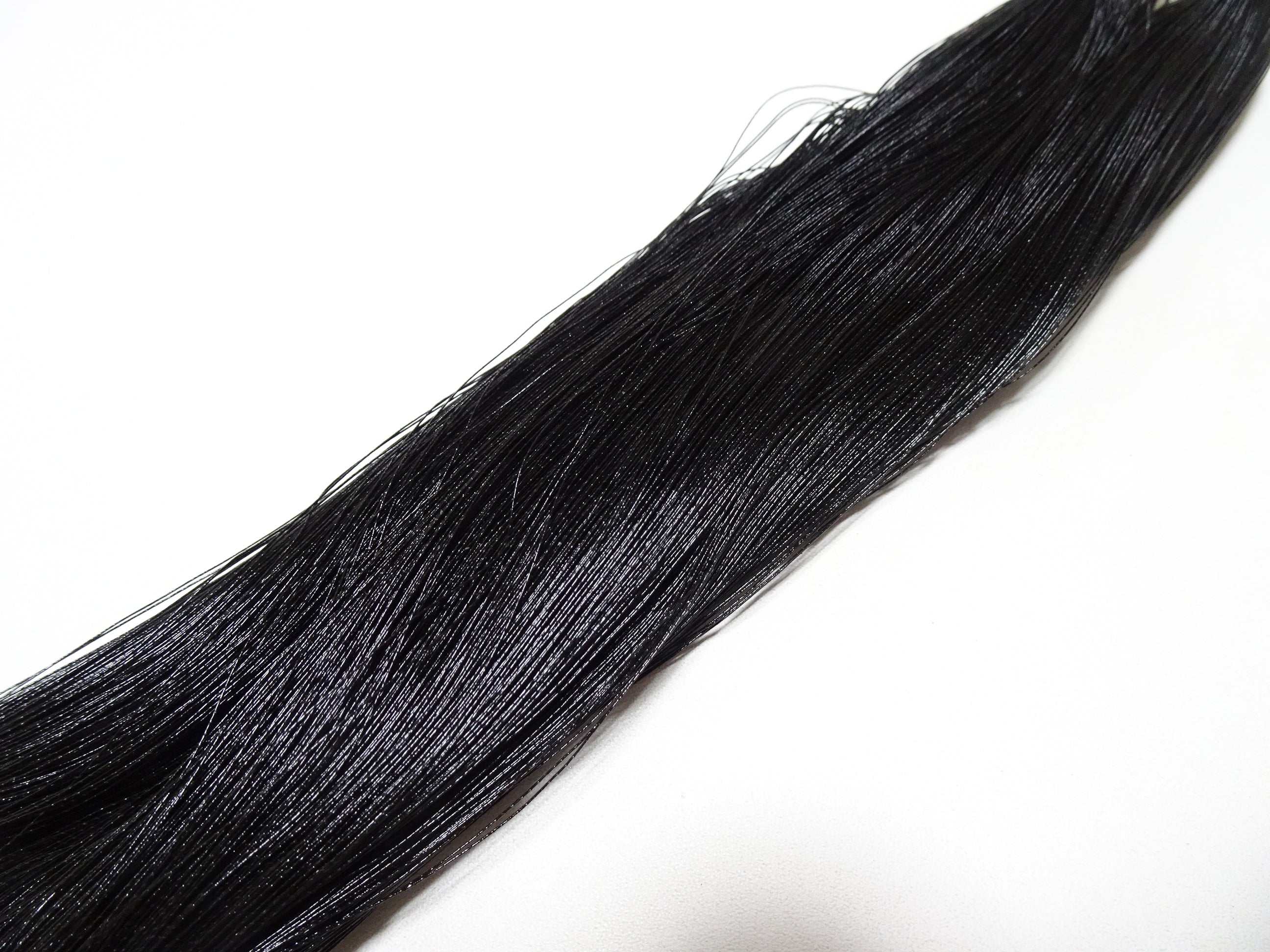 Japanese vintage super high class hon urushi (japanese lacquer) thread Jet Black 1000M 0.30mm