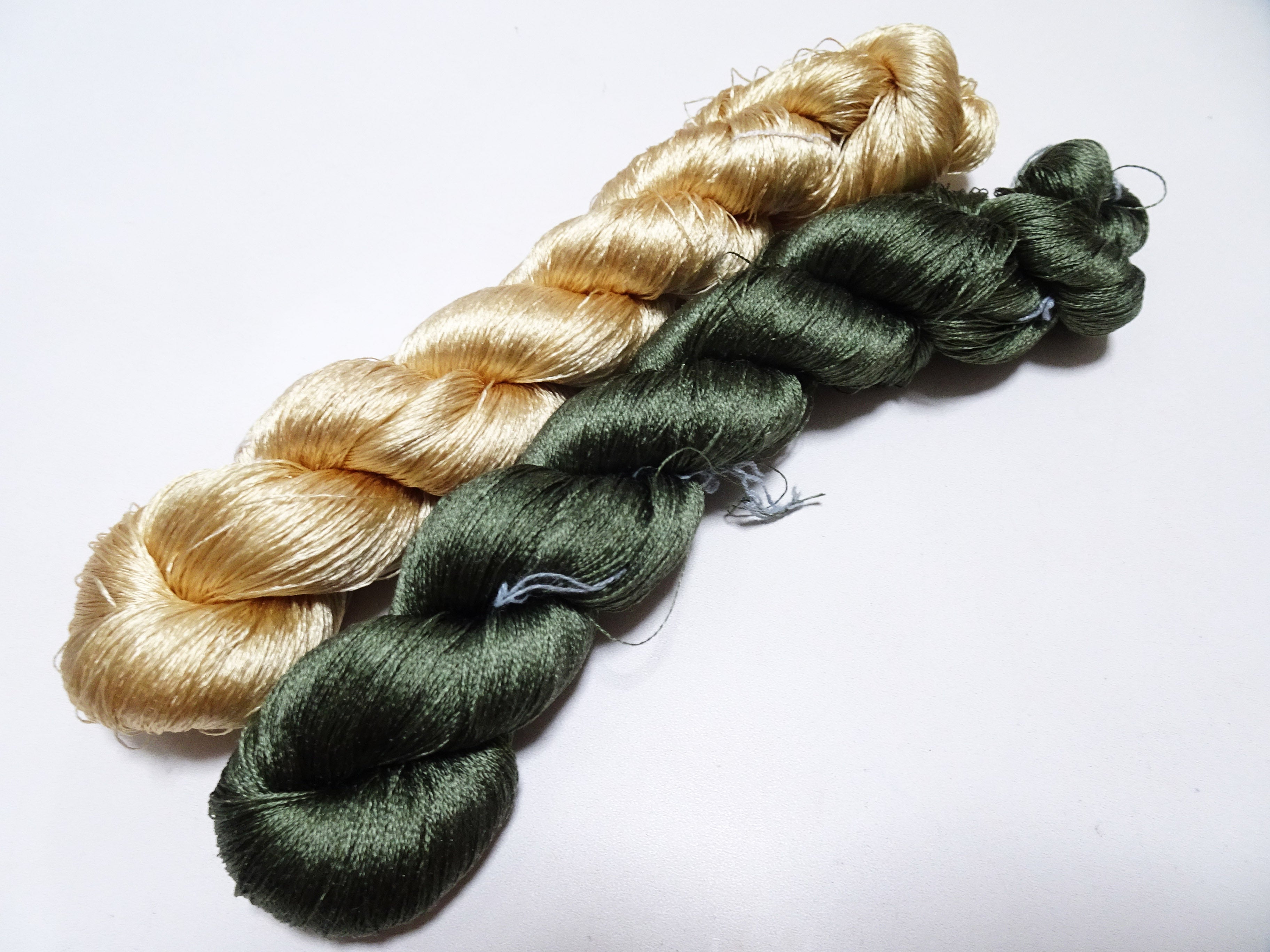 Japanese Vintage Twisted Silk Thread 2sets Embroidery 17417