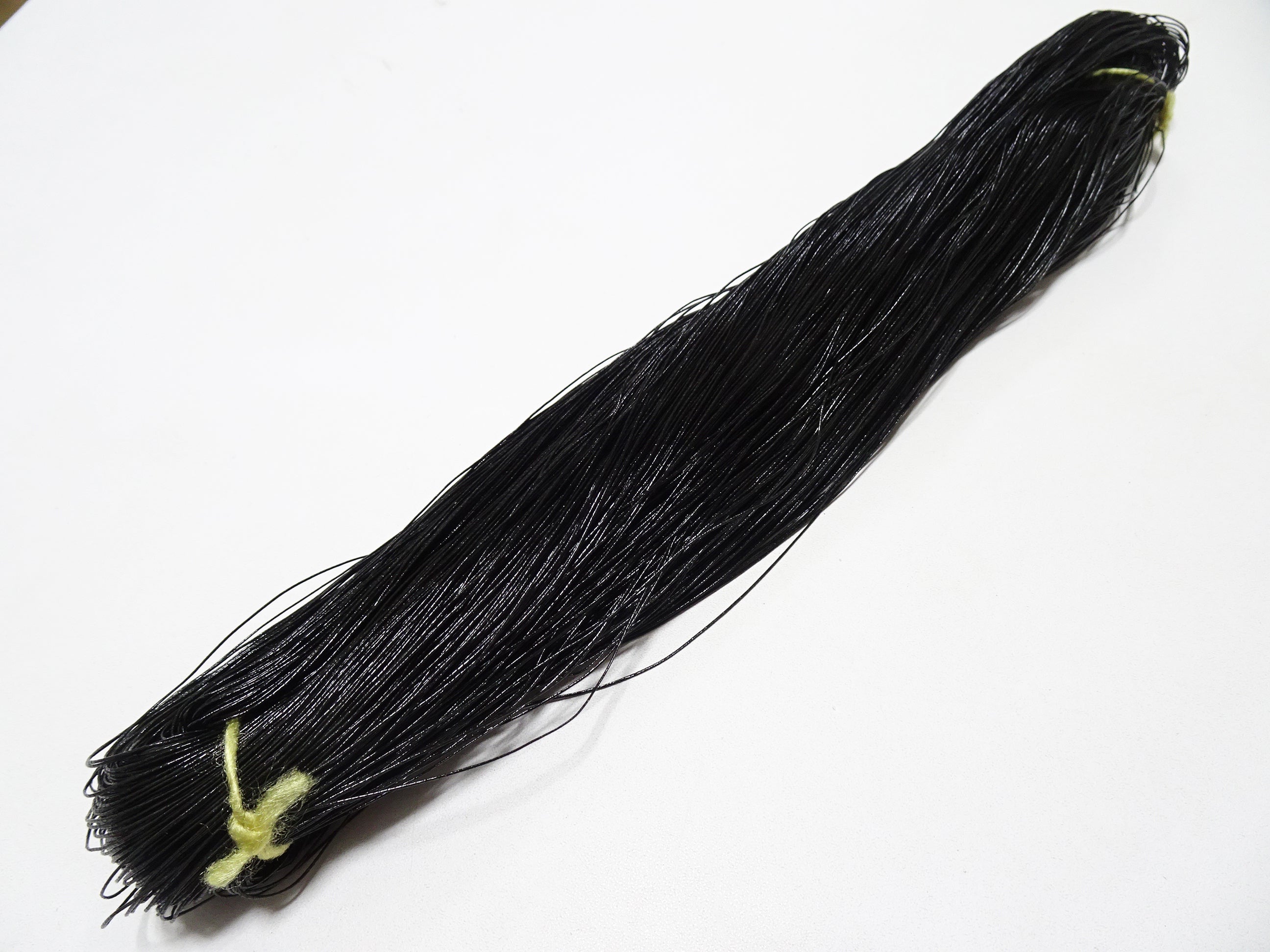 Japanese vintage super high class hon urushi (japanese lacquer) thread Jet Black 500M 0.40mm