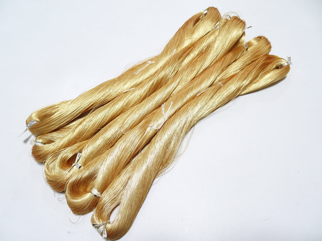 Special price!! Japanese Vintage Superb Gold Leaf Thread 5sets embroidery 5000M  0.16mm 17098