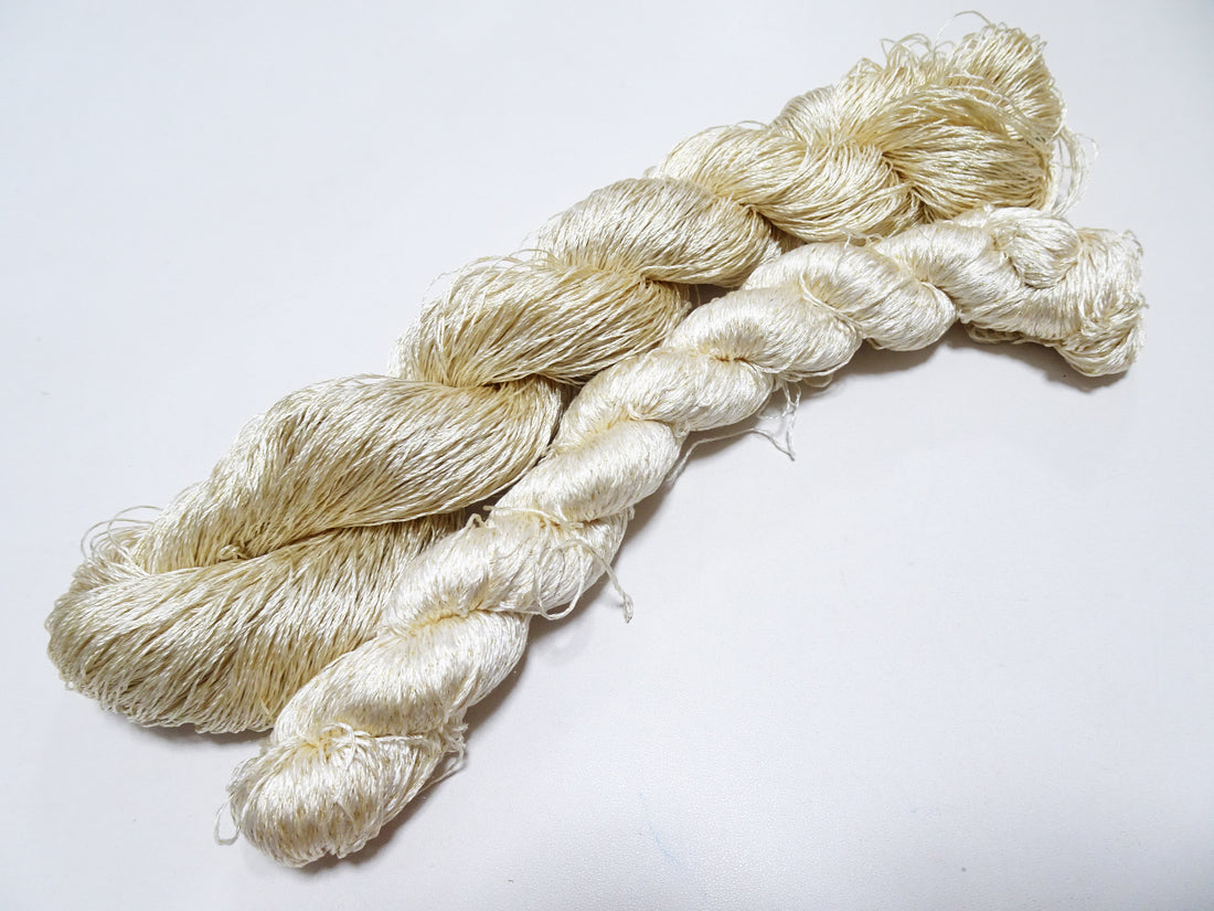 Japanese Vintage High Class Rare Silk Thread 2sets Mixture of Gold embroidery 14681