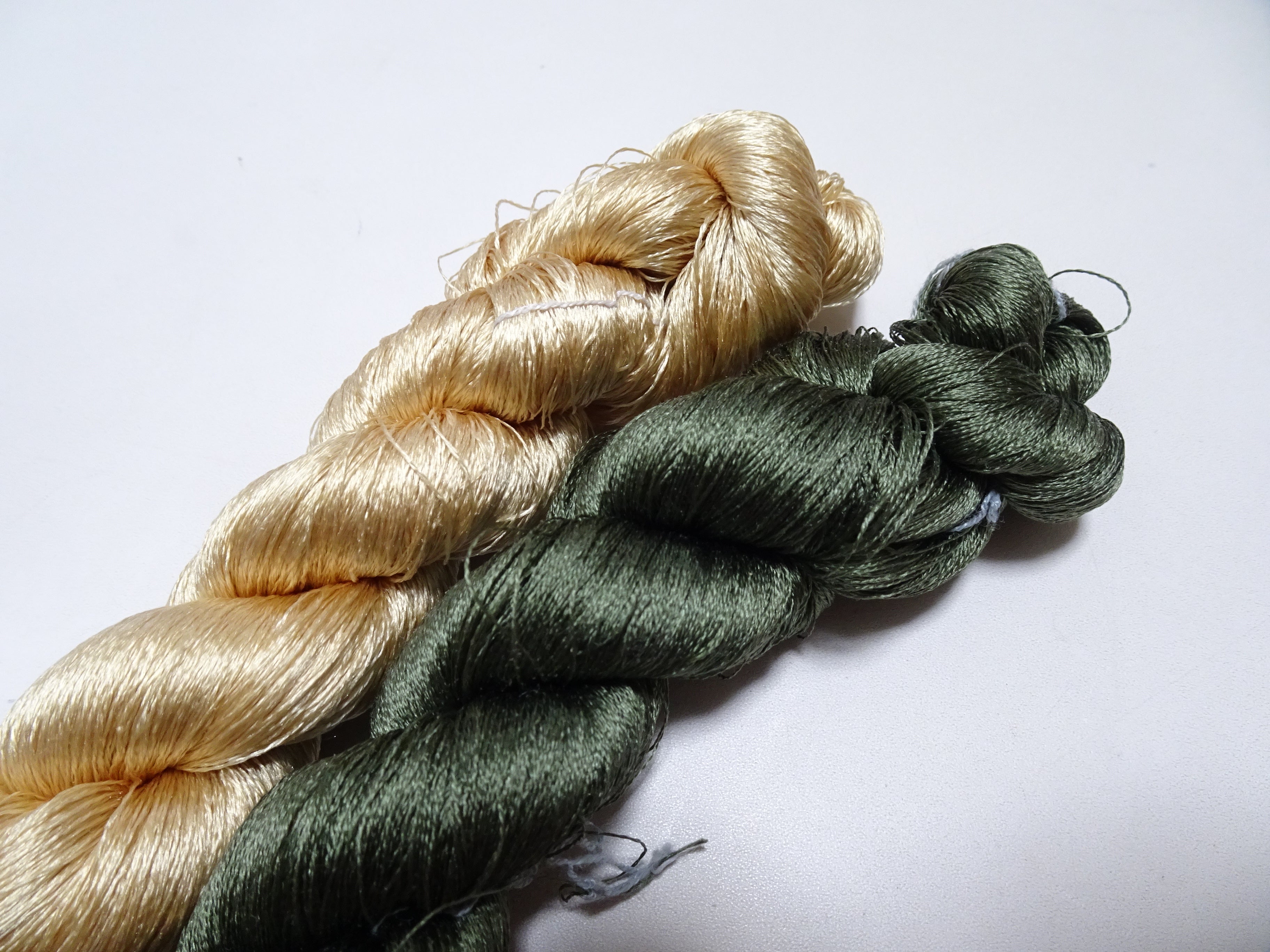 Japanese Vintage Twisted Silk Thread 2sets Embroidery 17417