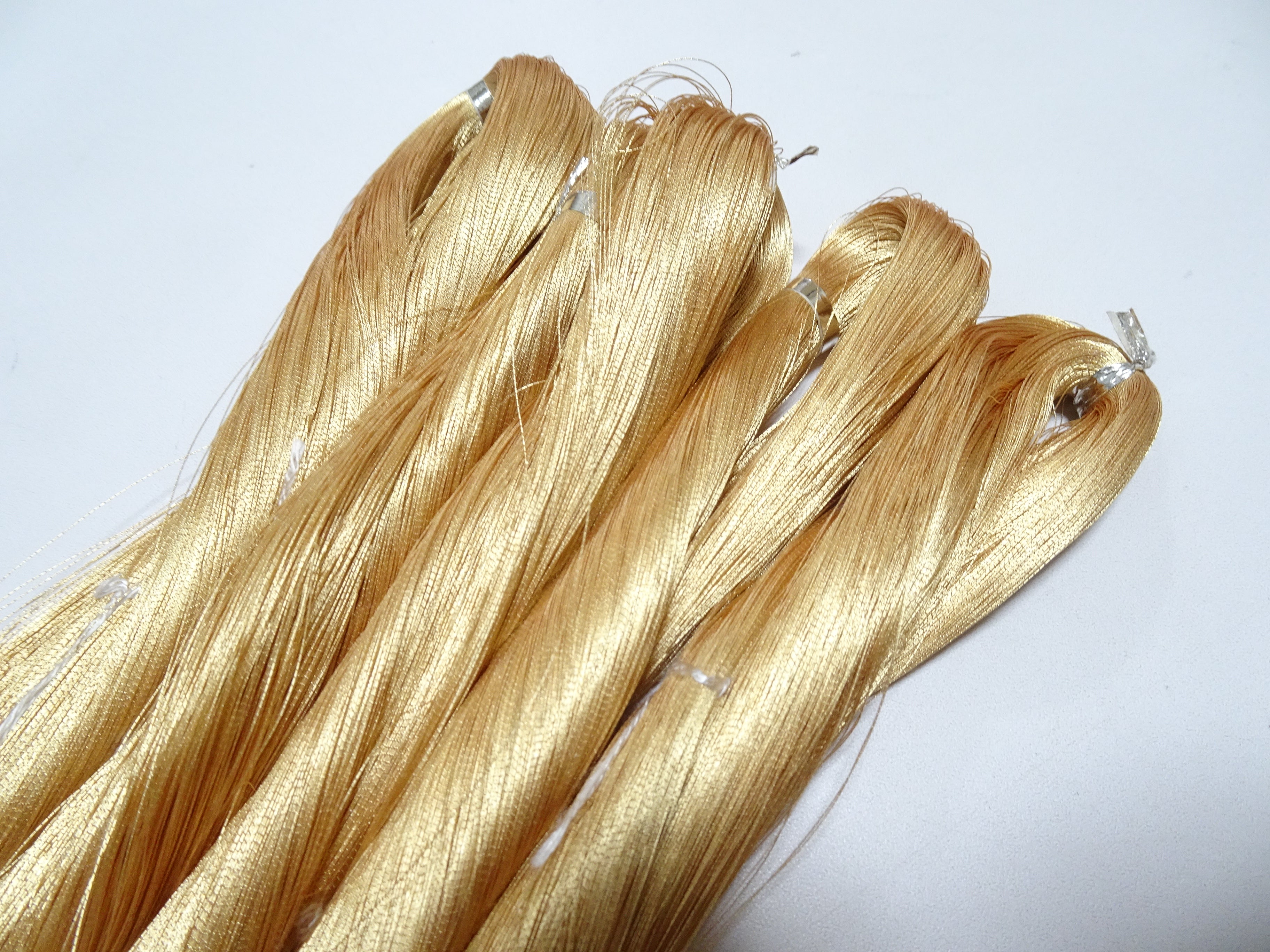 Special price!! Japanese Vintage Superb Gold Leaf Thread 5sets embroidery 5000M  0.16mm 17098