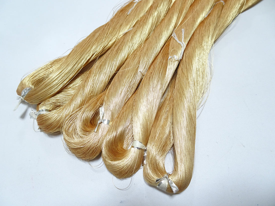 Special price!! Japanese Vintage Superb Gold Leaf Thread 5sets embroidery 5000M  0.16mm 17098