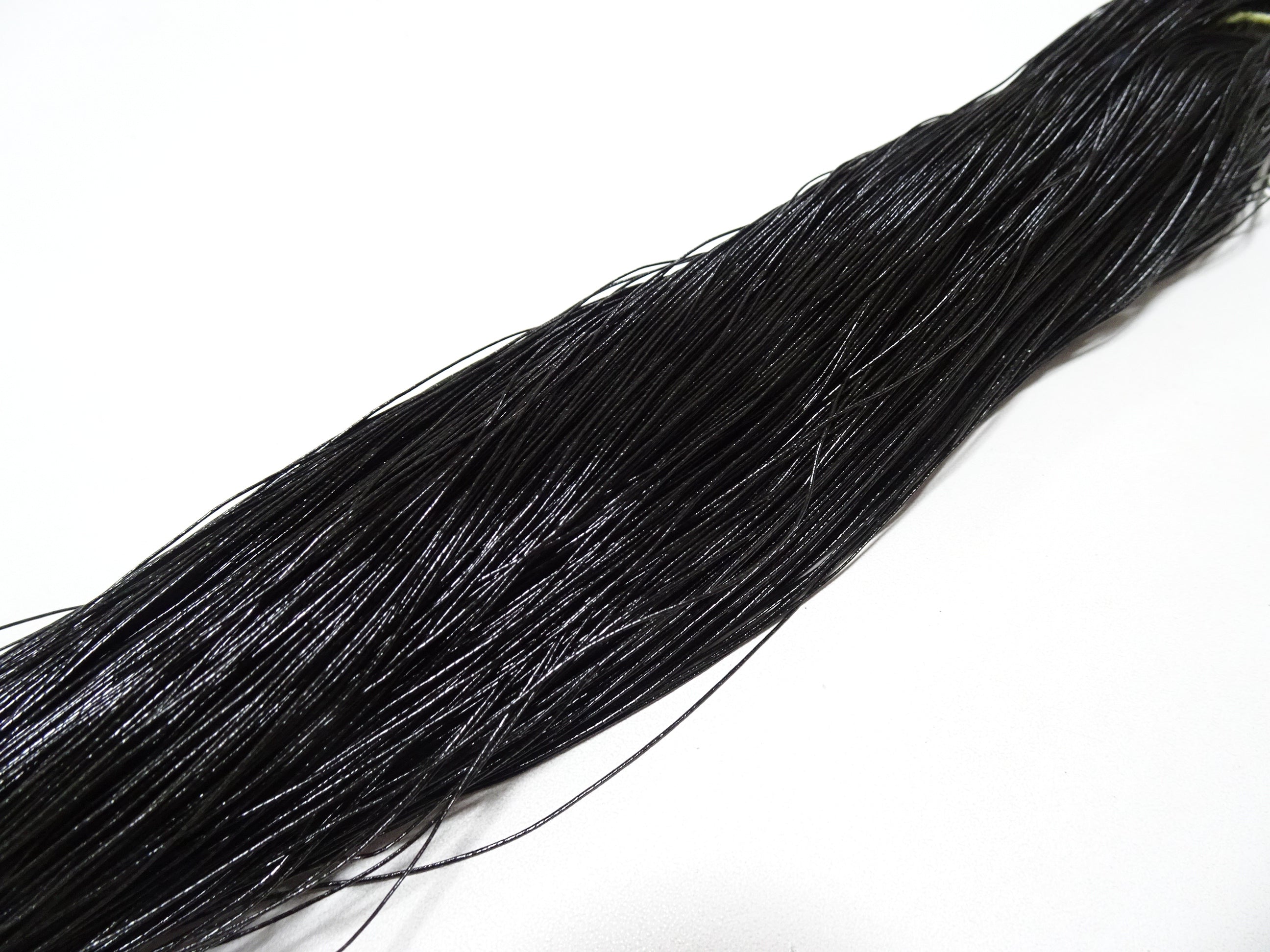 Japanese vintage super high class hon urushi (japanese lacquer) thread Jet Black 500M 0.40mm