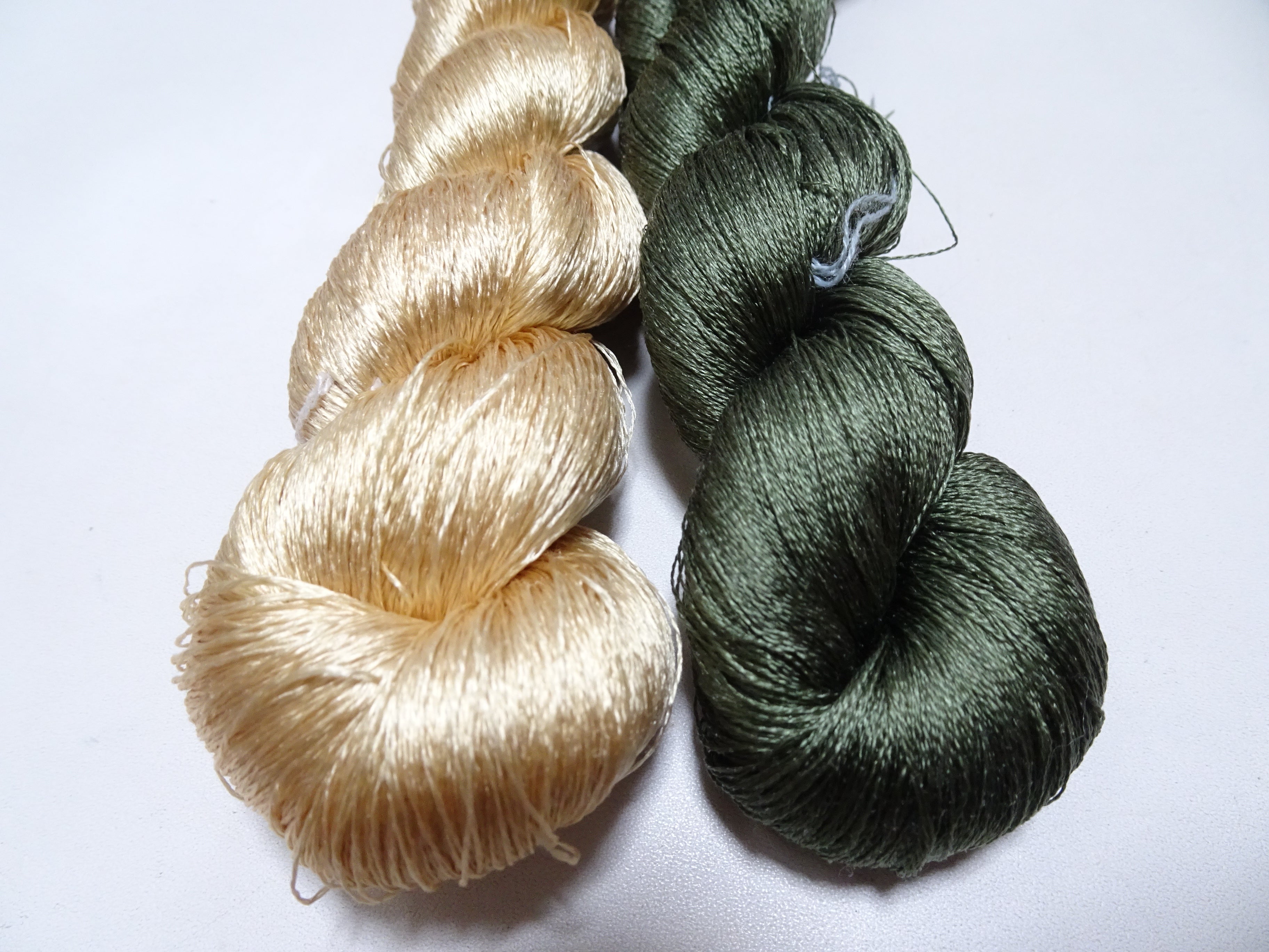 Japanese Vintage Twisted Silk Thread 2sets Embroidery 17417