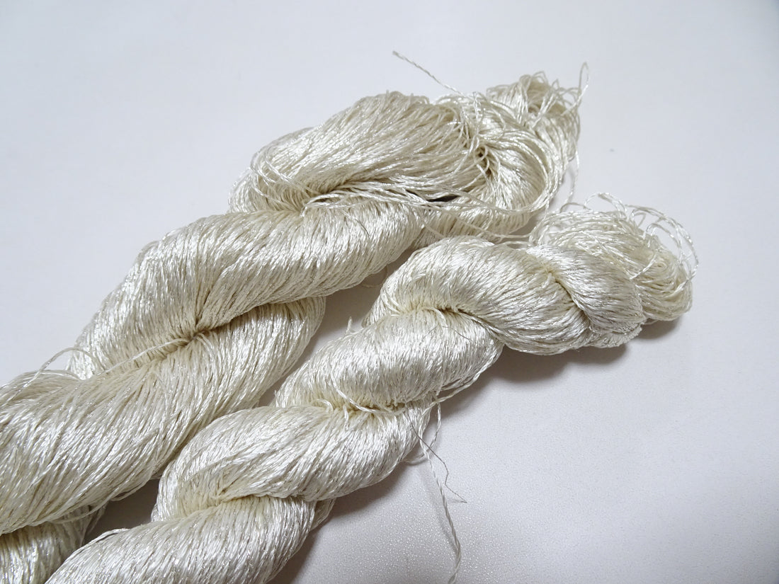 Japanese Vintage High Class Rare Silk Thread 2sets Mixture of Gold embroidery 14682