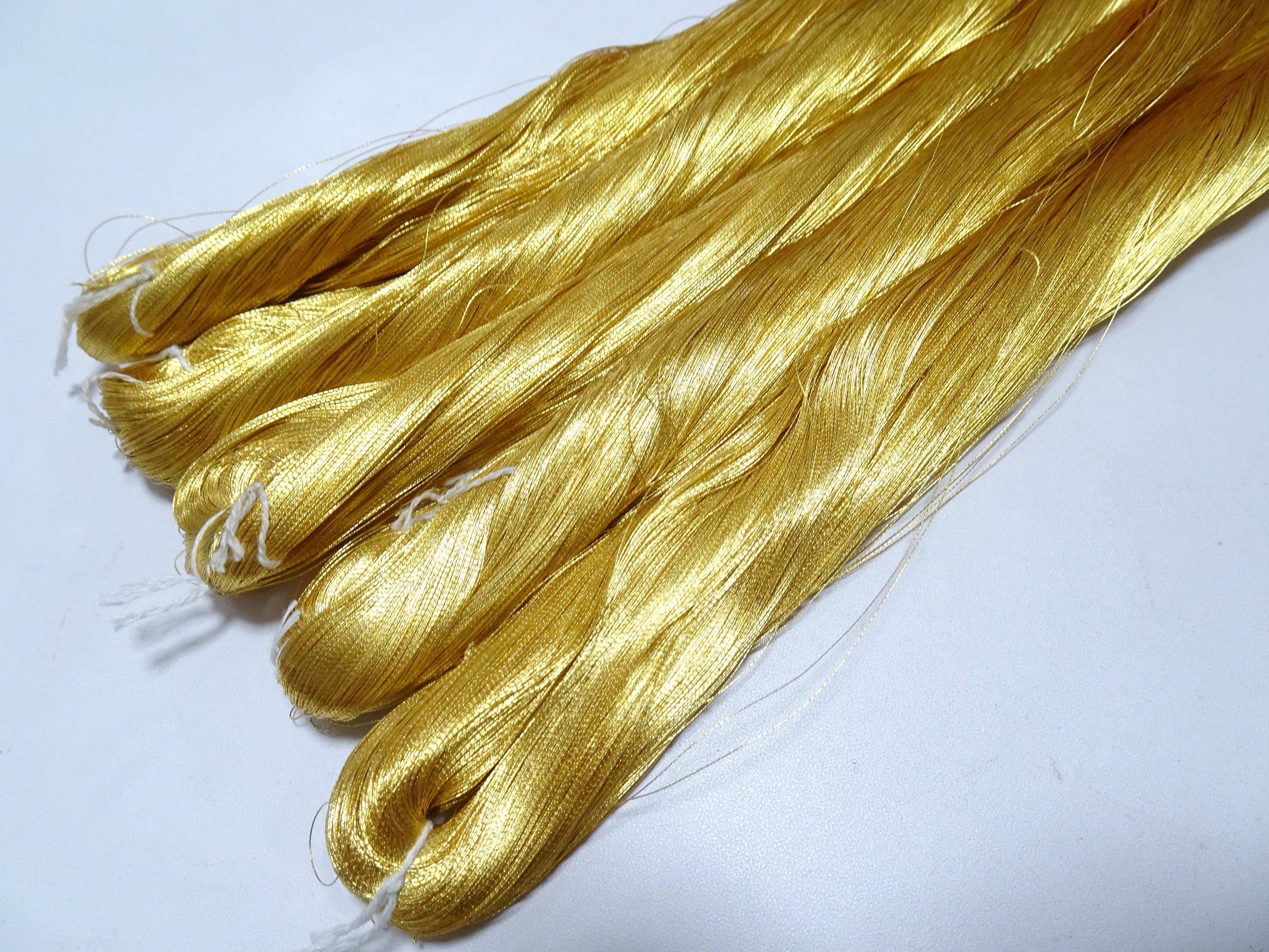 Special price!! Japanese Vintage Superb Gold Leaf Thread 5sets embroidery 5000M  0.16mm 17099