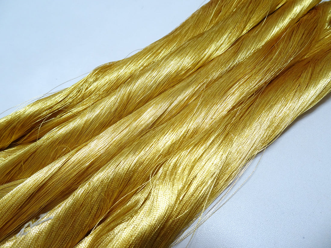 Special price!! Japanese Vintage Superb Gold Leaf Thread 5sets embroidery 5000M  0.16mm 17099